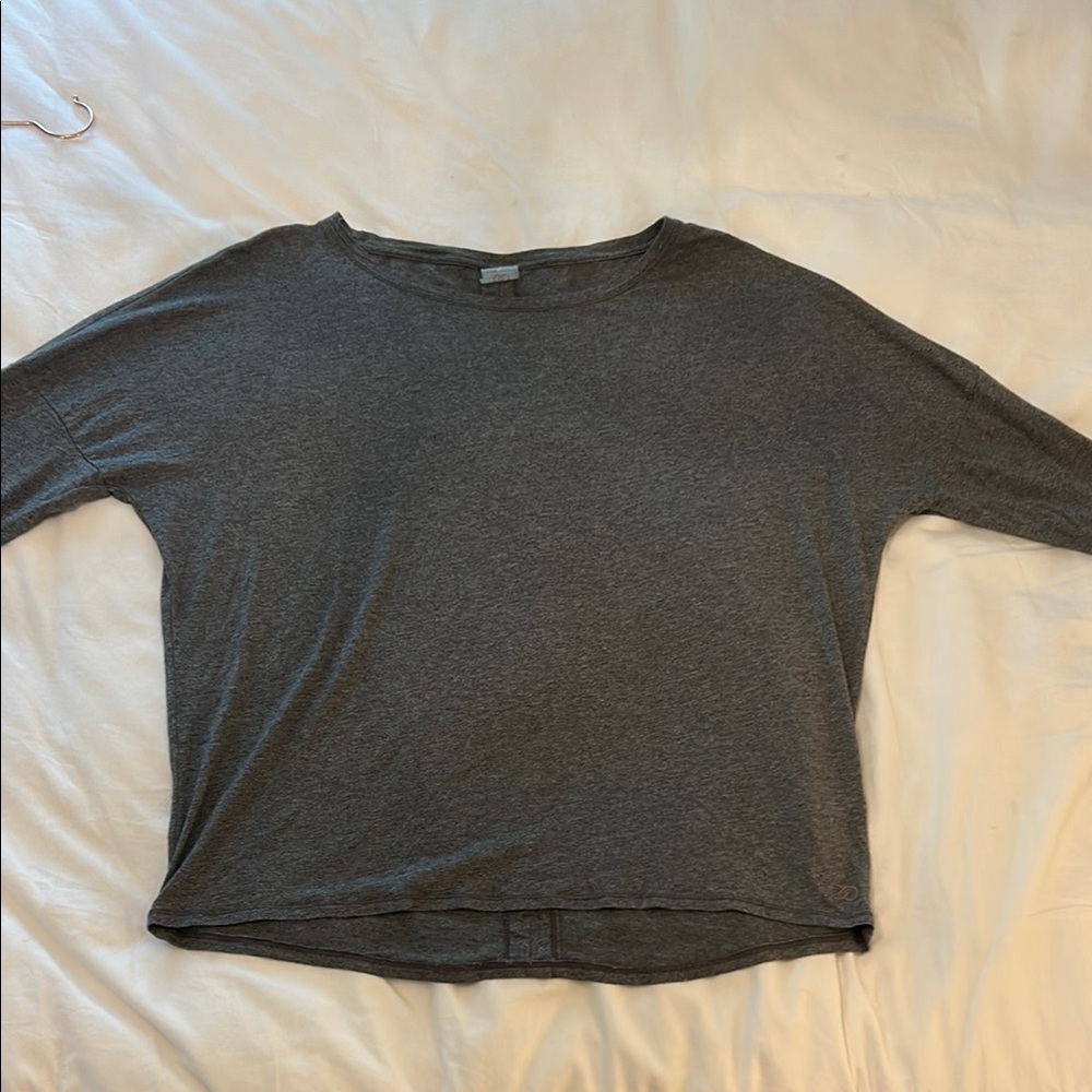 CALIA Heather Gray Long Sleeve Top